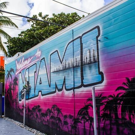 Cozy & Colorful Miami Art Canvas W/Hottub & Murals Exteriér fotografie